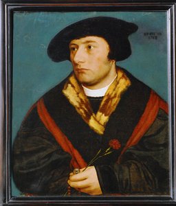 Portrait of a Man Aged 25, Holding a Carnation