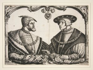 Emperors Charles V and Ferdinand I by Christoph Bockstorffer