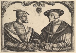 Emperors Charles V and Ferdinand I by Christoph Bockstorffer