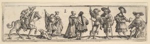 Lansquenets and Ladies, 1531 by Christoph Bockstorffer