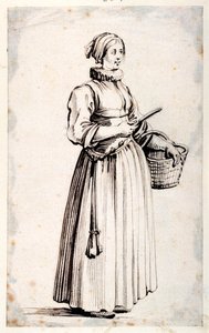 Figure with Basket and Knife by Kosma Sergejewitsch Petrow Wodkin