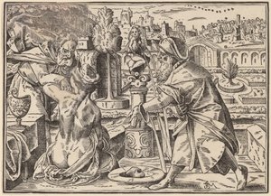 Christ Tells His Disciples of the Last Judgment by Christoph Murer