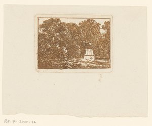 Peasant Hut in Forest by Christoph Nathe