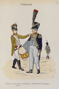A Drummer and Master Baker of the Prefectural Guard of Hamburg, c.1806 by Christoph Suhr