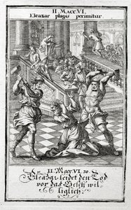 Eleazar Willingly Accepts the Death Penalty, Maccabees