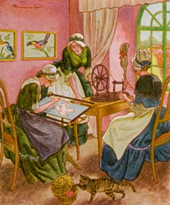 Embroiderer and Spinner