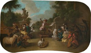 Singerie: The Concert by Christophe Huet