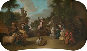 Singerie: The Concert by Christophe Huet