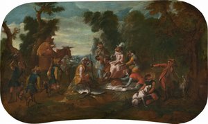 Singerie: The Picnic, c.1739