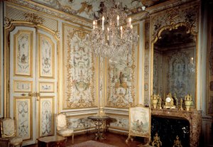 View of the Cabinet of the Monkeys by Christophe Huet