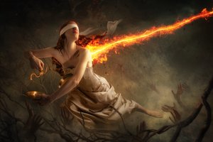 Blinded Justice Ascending by Christophe Kiciak