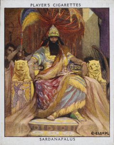 Sardanapalus by Christopher (after) Clark