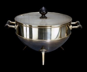 Silver Metal Sigh and Ebony by Christopher Dresser by Christopher Dresser