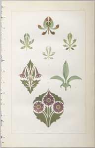 The art of decorative design: with an appendix, giving the hours of the day at which flowers open, published by Day & Son, London, 1862