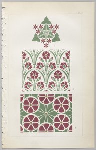 The art of decorative design: with an appendix, giving the hours of the day at which flowers open, published by Day & Son, London, 1862
