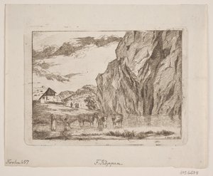 Mountain Landscape by Christopher Friederich Köppen