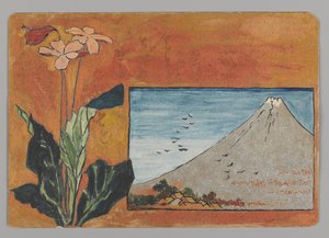 Fuji with Flowers