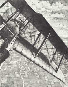 Banking at 4000 feet, c. 1918 by Christopher Richard Wynne Nevinson