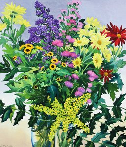 Winter Flowers and Leaves