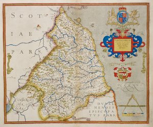 Map of Northumbria, from 
