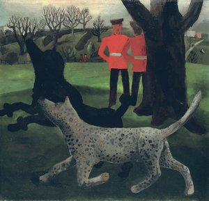 Dogs at Play by Christopher Wood