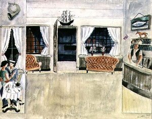 The Bar of the Ship Inn, St. Ives by Christopher Wood