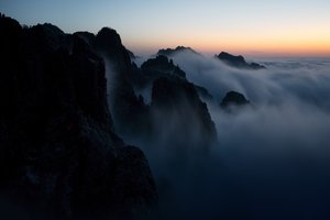 Misty Mountain Peaks