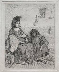 A Jewish Woman of Algiers by Chöying Dorjé, the Tenth Black Hat Karmapa (Tibetan