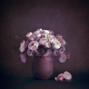 Moody Floral Still Life by Cicek Kiral