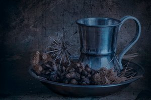 Vintage Metal Still Life by Cicek Kiral