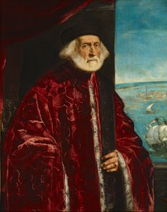 Portrait of a Venetian Procurator by Circle of Jacopo Tintoretto