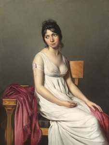 Portrait of a Young Woman by Circle of Jacques Louis David