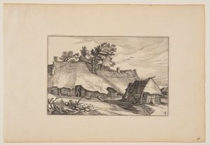 A Farm, Man in the Doorway, from Landscapes