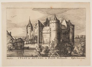 The Castle of Muiden (in reverse), from Four Castles in Holland and Utrecht