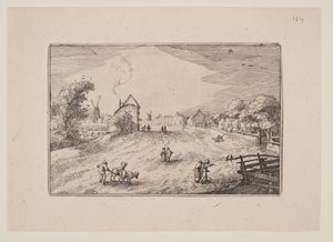 The Road Toward Leiden, from Views in the Surroundings of Haarlem