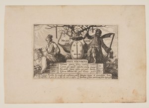 Title-plate, from Views in the Surroundings of Haarlem