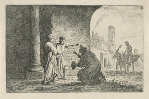 Lot and the Two Angels by Claes Moeyaert