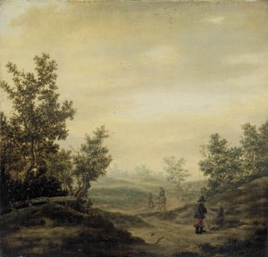 Road in the Dunes by Claes van Beresteyn (attributed to)