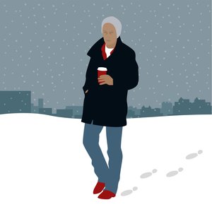 Coffee in the Snow