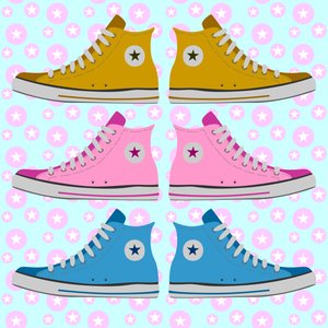 Converse Delight by Claire Huntley