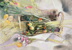 Basket of Dried Flowers