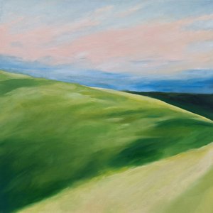 Green Hills Pastel Sky