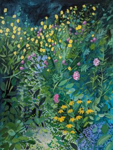 Vibrant Summer Garden by Claire Whitehead