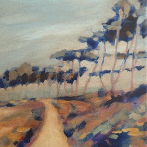 Winding Country Path by Claire Whitehead