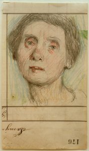 Self-Portrait en Face by Clara Siewert