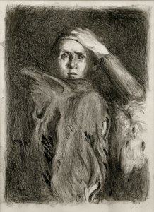 Self-Portrait with Arm Resting (Shudder)