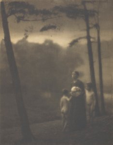 Evening—Mother and Boys