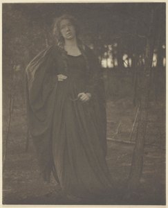 Untitled [woman in the woods], 1901-05 by Clarence H White