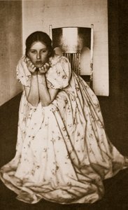 Girl in a Flowered Dress by Clarence Henry White