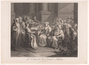 Concert for the Sultan by Claude Antoine Littret de Montigny